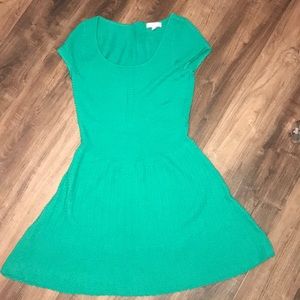 Lilly Pulitzer Kelly Green Sweater Fit and Flare